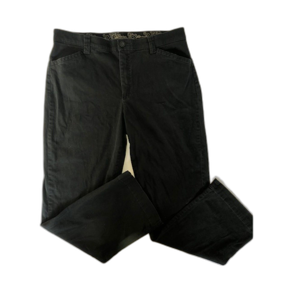 Lee Black Wide Straight Leg Jeans